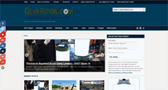 Desktop Screenshot of gear-report.com