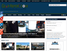 Tablet Screenshot of gear-report.com